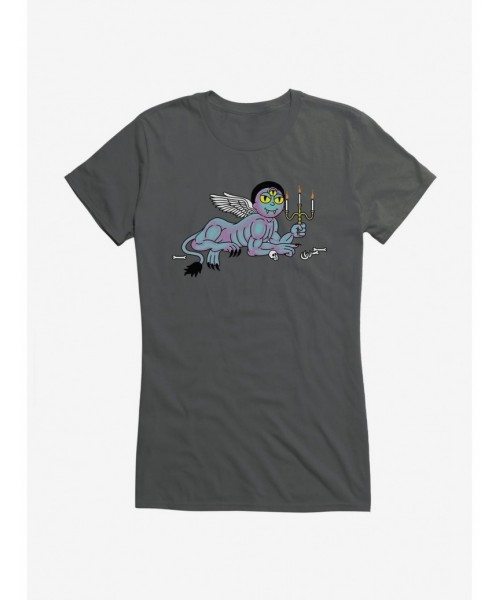 Value for Money Rick And Morty Sphynx Morty Girls T-Shirt $8.57 T-Shirts