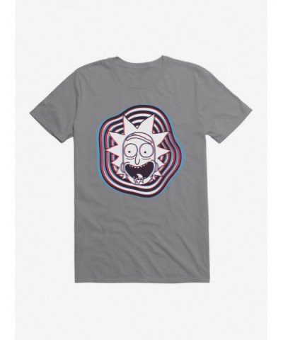 Flash Sale Rick And Morty 3-D Portal Rick T-Shirt $6.31 T-Shirts