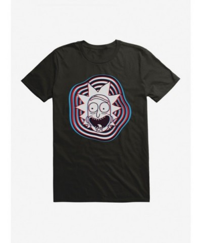 Flash Sale Rick And Morty 3-D Portal Rick T-Shirt $6.31 T-Shirts