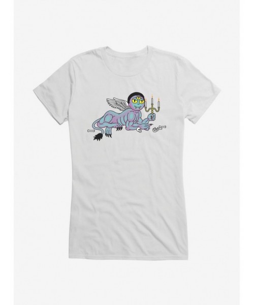 Value for Money Rick And Morty Sphynx Morty Girls T-Shirt $8.57 T-Shirts