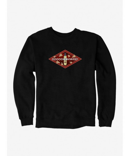 Flash Sale Rick And Morty Poopybutt Pizza Sweatshirt $9.15 Sweatshirts