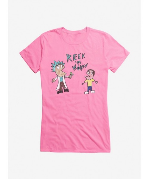 Crazy Deals Rick And Morty Reek 'N Mordy Girls T-Shirt $9.76 T-Shirts
