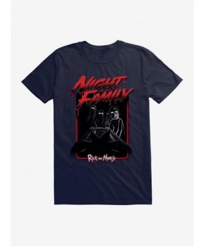 Hot Selling Rick And Morty Night Family Eyes T-Shirt $6.88 T-Shirts