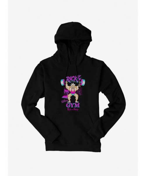 Absolute Discount Rick And Morty Rick's Gym Hoodie $11.14 Hoodies