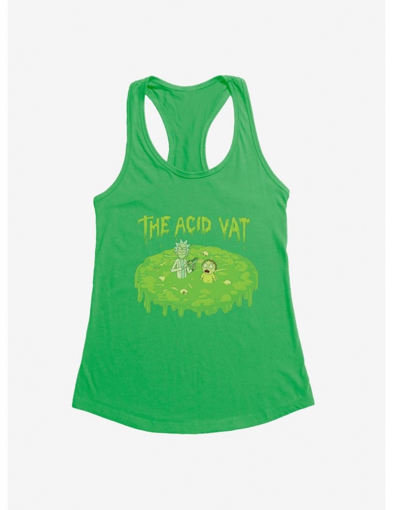 New Arrival Rick And Morty The Acid Vat Girls Tank $8.17 Tanks