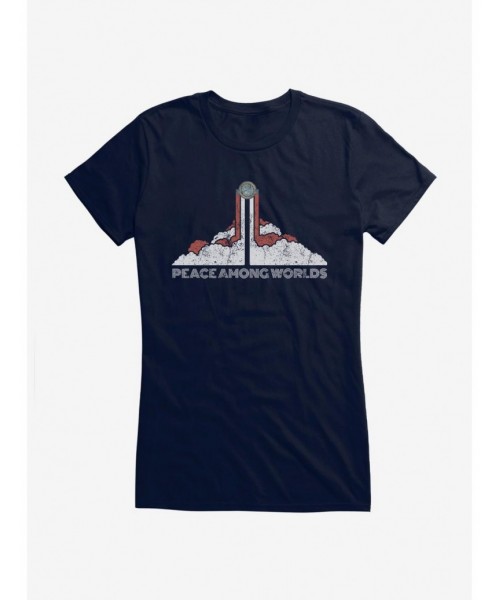 Big Sale Rick And Morty Peace Among Worlds Girls T-Shirt $7.17 T-Shirts
