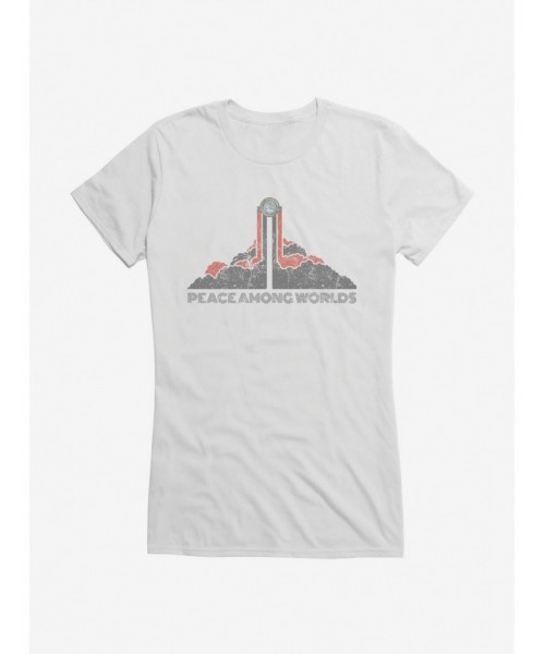 Big Sale Rick And Morty Peace Among Worlds Girls T-Shirt $7.17 T-Shirts