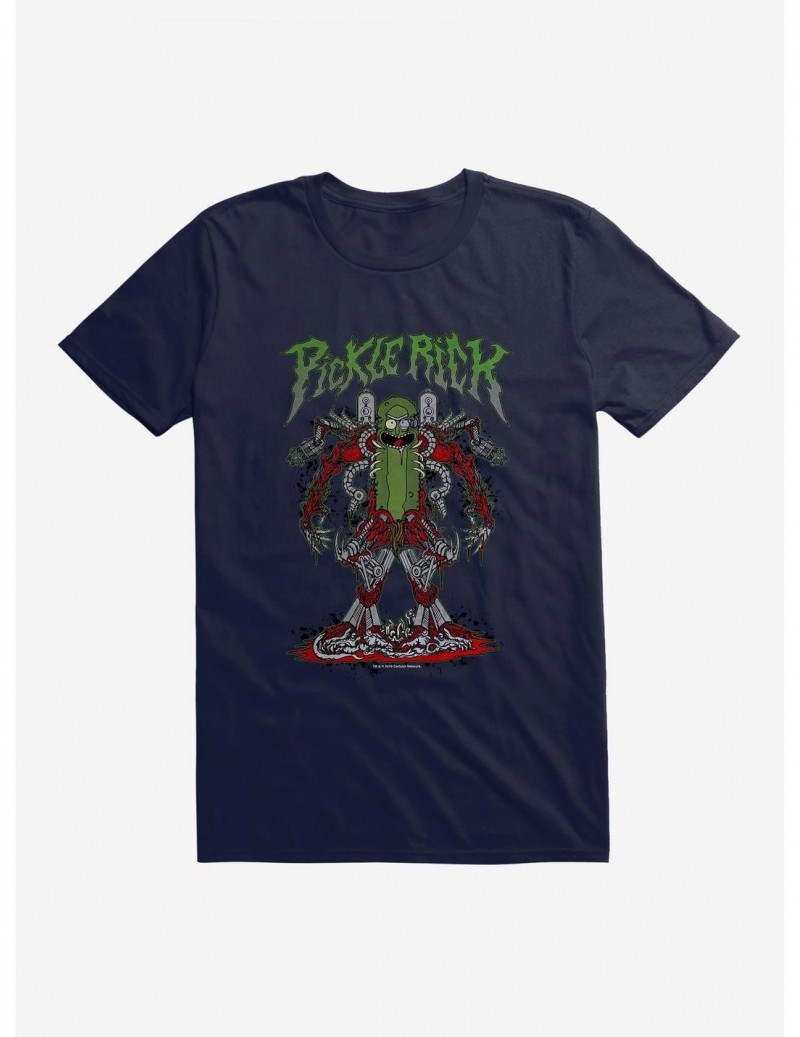 Clearance Rick and Morty Pickle Rick Robot T-Shirt $6.50 T-Shirts