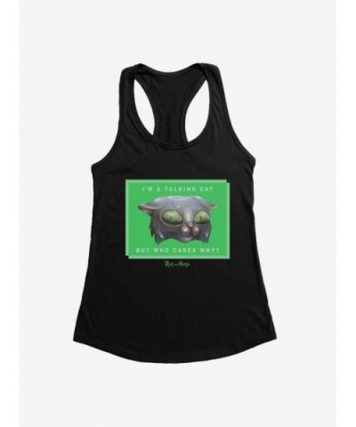 Discount Sale Rick And Morty Talking Cat Girls Tank $7.77 Tanks