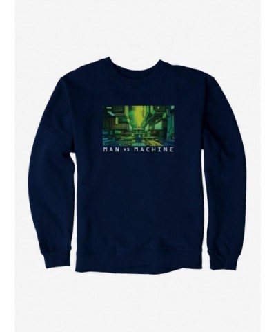 Value for Money Rick And Morty Man Vs Machine Sweatshirt $13.87 Others