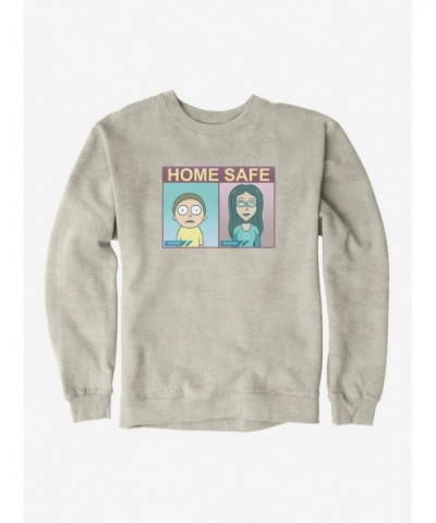 Low Price Rick And Morty Home Safe Sweatshirt $11.22 Sweatshirts