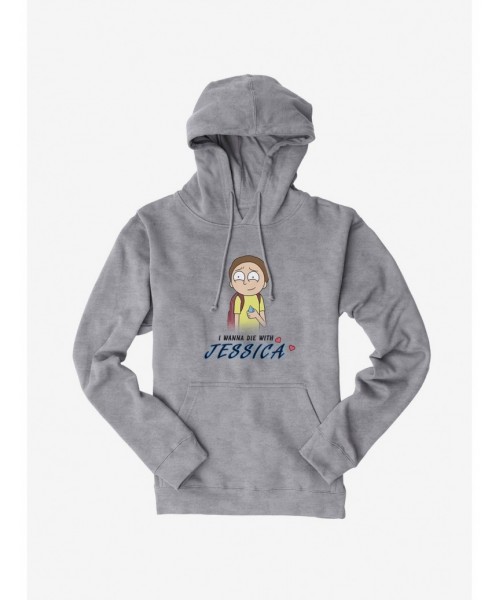 Bestselling Rick And Morty I Wanna Die With Jessica Hoodie $13.65 Hoodies