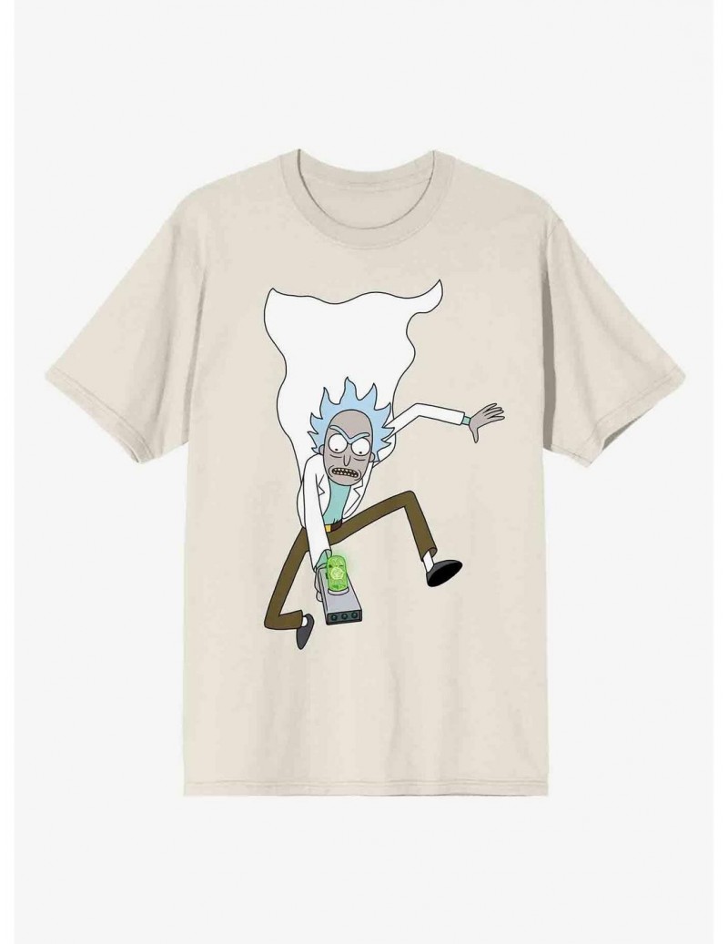 Cheap Sale Rick And Morty Jumping Rick T-Shirt $6.31 T-Shirts