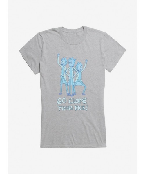Absolute Discount Rick And Morty Go Clone Your Rick Girls T-Shirt $8.76 T-Shirts