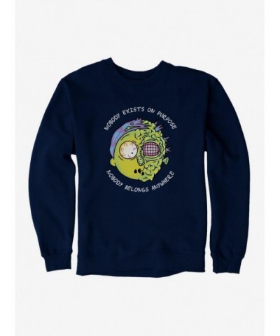 Pre-sale Discount Rick And Morty Nobody Exists On Purpose Sweatshirt $9.15 Sweatshirts