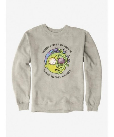 Pre-sale Discount Rick And Morty Nobody Exists On Purpose Sweatshirt $9.15 Sweatshirts
