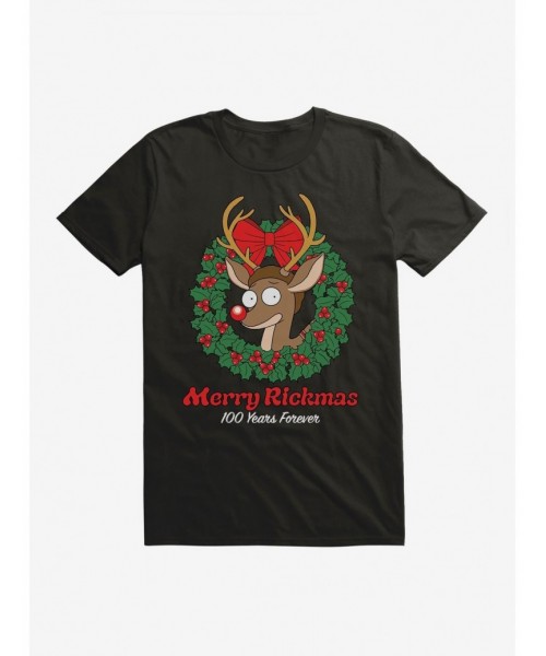 Value for Money Rick And Morty Reindeer Morty T-Shirt $8.60 T-Shirts