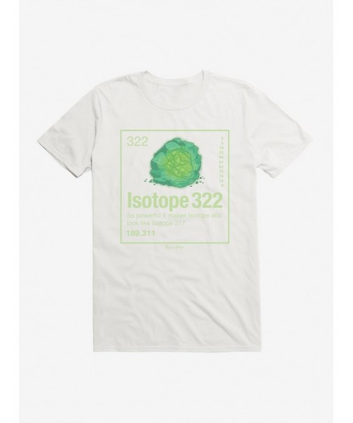 High Quality Rick And Morty Isotope 322 T-Shirt $7.27 T-Shirts