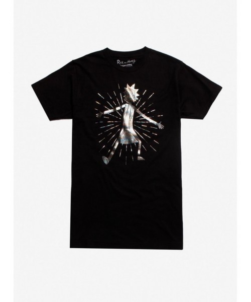 Best Deal Rick And Morty Hologram Rick T-Shirt $3.90 T-Shirts