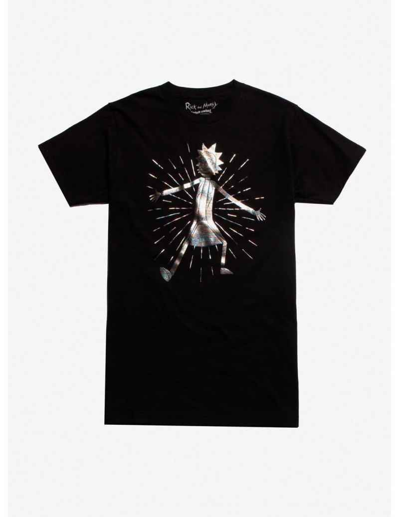 Best Deal Rick And Morty Hologram Rick T-Shirt $3.90 T-Shirts
