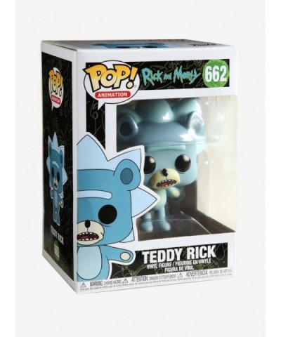 Flash Sale Funko Rick And Morty Pop! Animation Teddy Rick Vinyl Figure $4.73 Figures